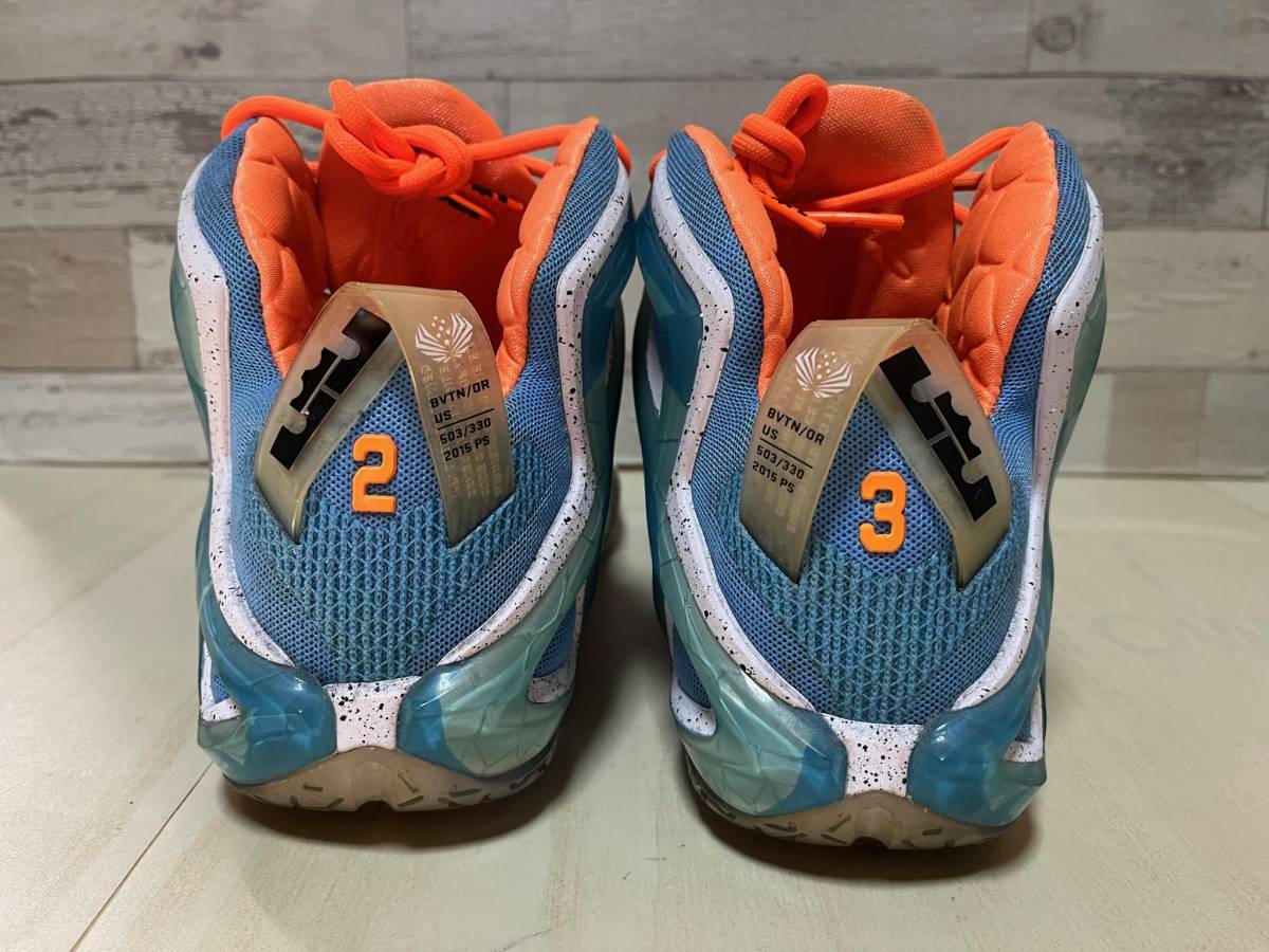 1円スタート〜 定価34,560円 15年製 NIKE LEBRON 12 ELITE ナイキ 