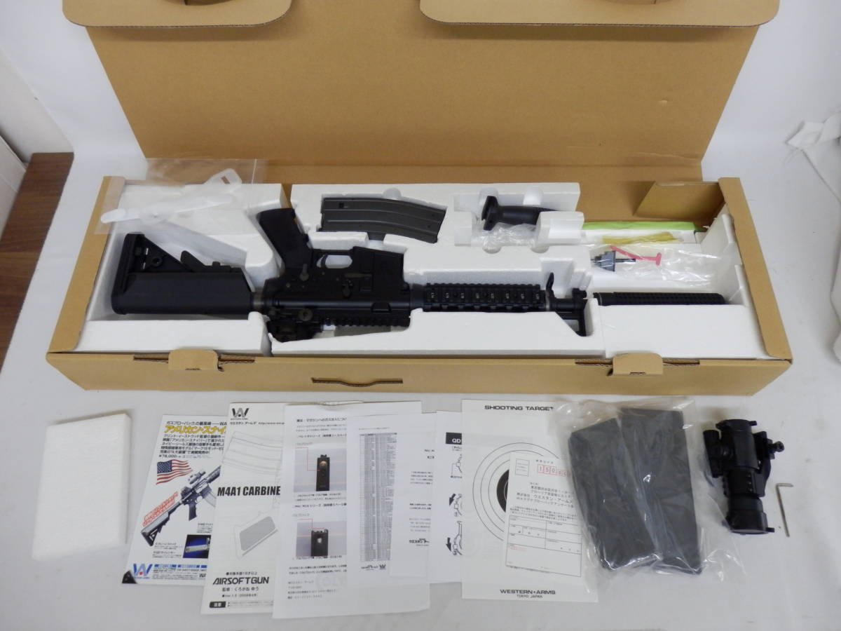 高品質，新品 076C538K ジャンク WA ウエスタンアームズ WA M4-A1フルメタルカスタム アメリカン スナイパーver.(ガスガン)｜売買されたオークション情報、yahooの商品情報をアーカイブ公開 - オークファン ガスガン