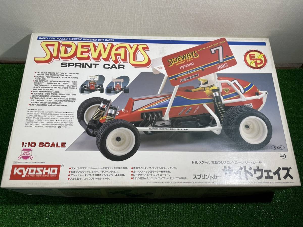 【送料無料，お得】 未組立 KYOSHO 京商 1/10 電動ラジオコントロール ダートレーサー サイドウェイズ SIDEWAYS ６６(京商)｜売買されたオークション情報、yahooの商品情報をアーカイブ公開 - オークファン 京商