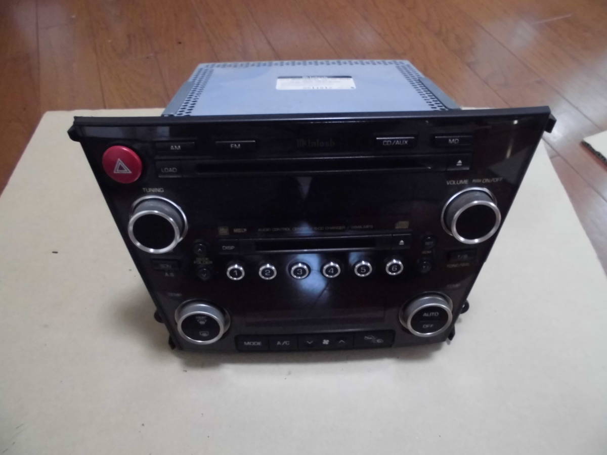 ＢＬ５レガシィ後期ターボ用後期オプションマッキントッシュコンポ・エアコンパネルタイプ