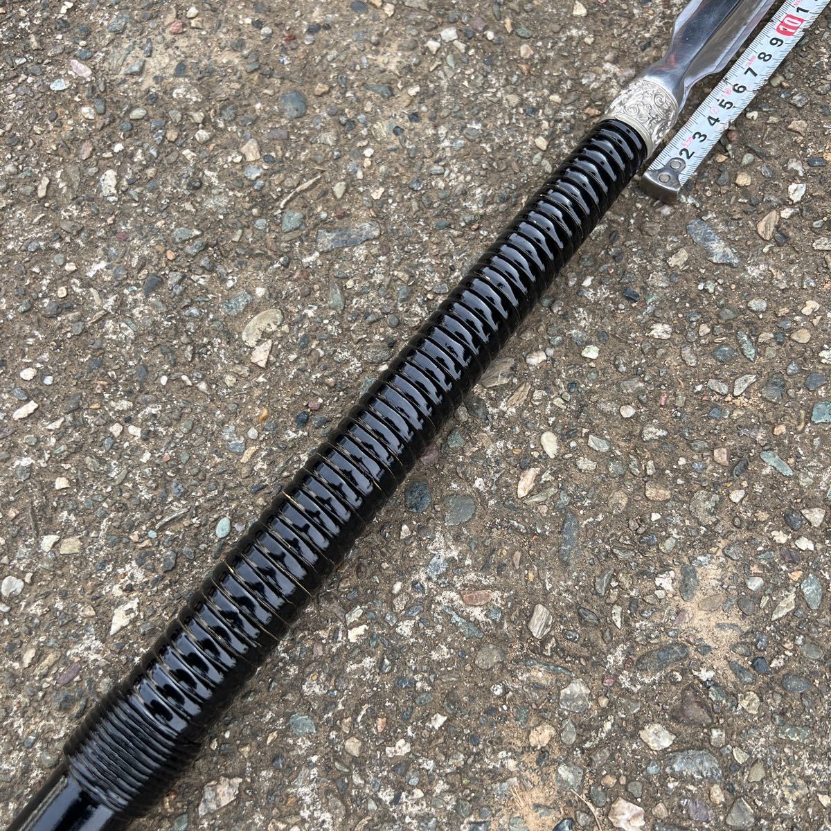 模造槍 全長約199cm 刃渡30cm 分割式 槍 模造槍 武術道具 小道具 稽古 