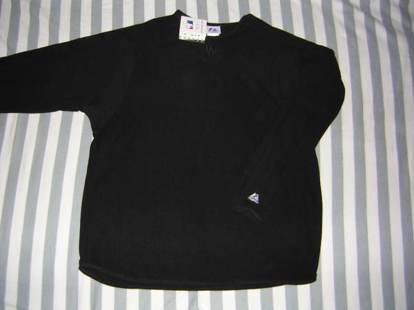 格安～!LA ドジャース★フリースプルオーバー 黒 LorXL 新品