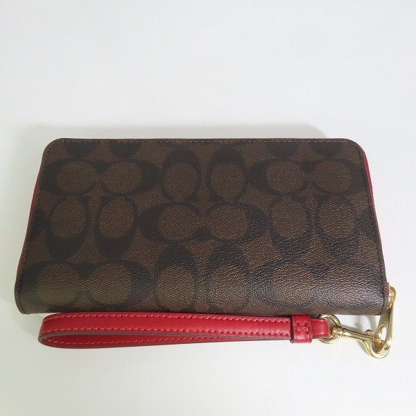 COACH/コーチ シグネチャー ロング ジップ アラウンド ウォレット 長