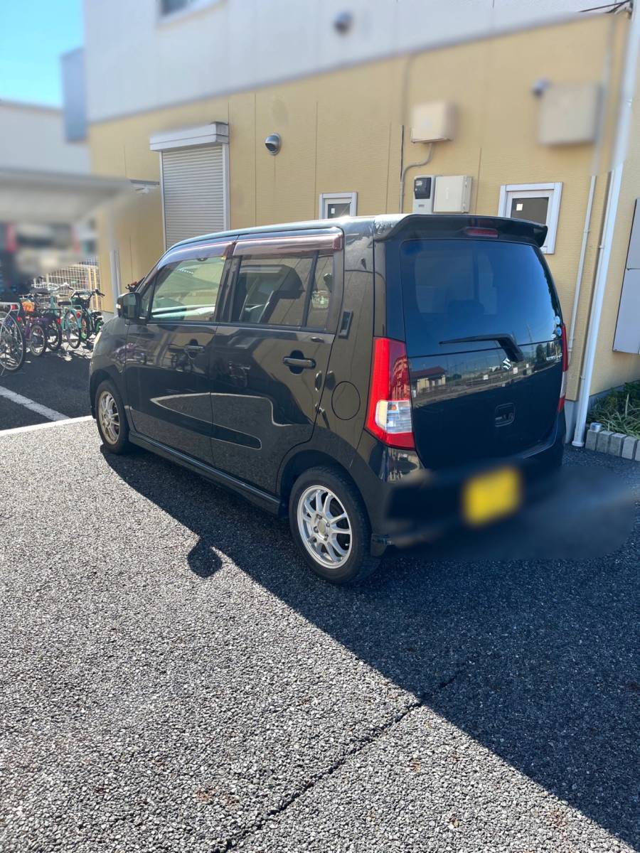 程度良好】車検R6年5月迄！スズキ ワゴンR ブラック系 軽自動車 自動車 