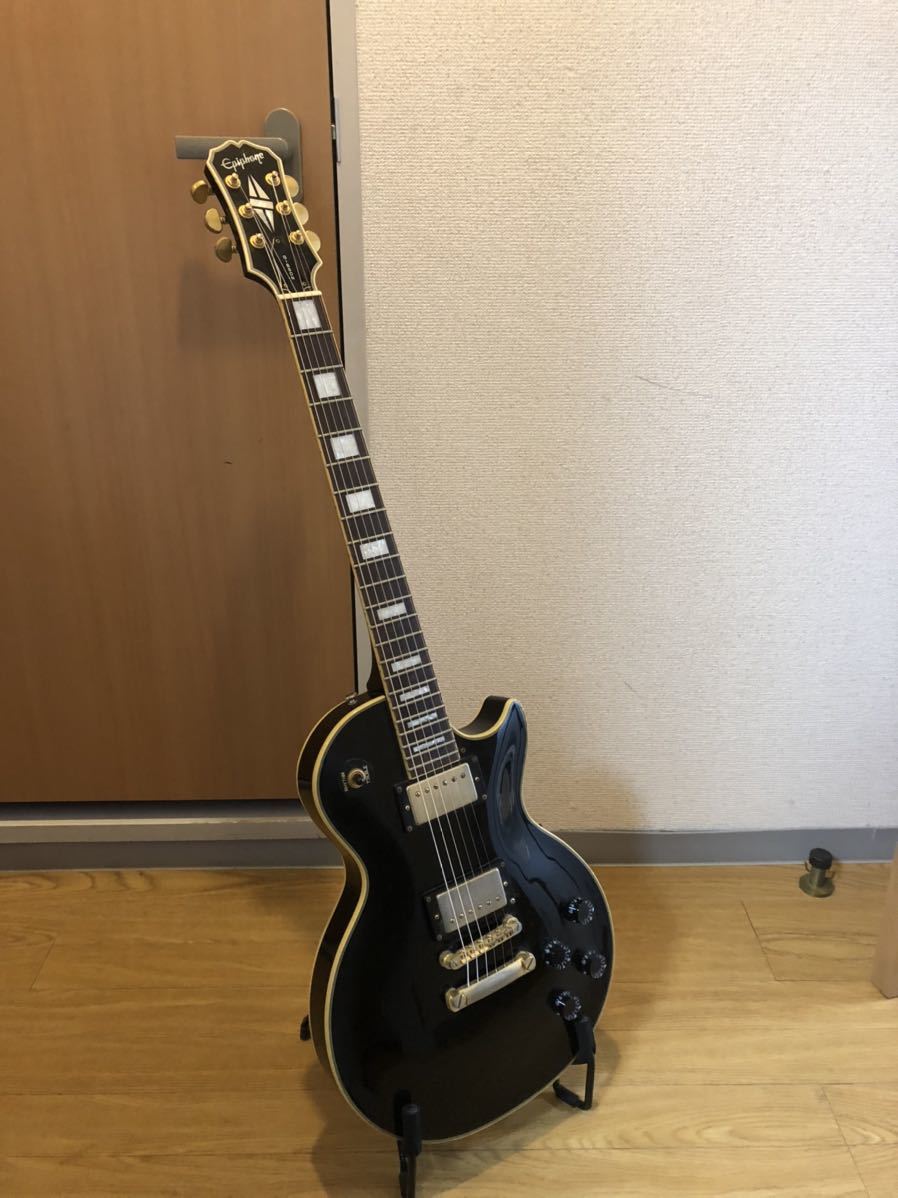 ☆1円スタート☆ジャンク☆Epiphone Les Paul Custom MODEL GIBSON刻印