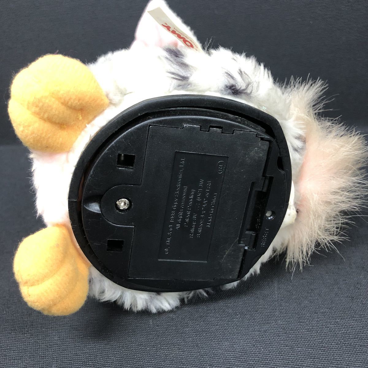 T TOMY トミー Furby ファービー 1998 グレー×ピンク ぬいぐるみ