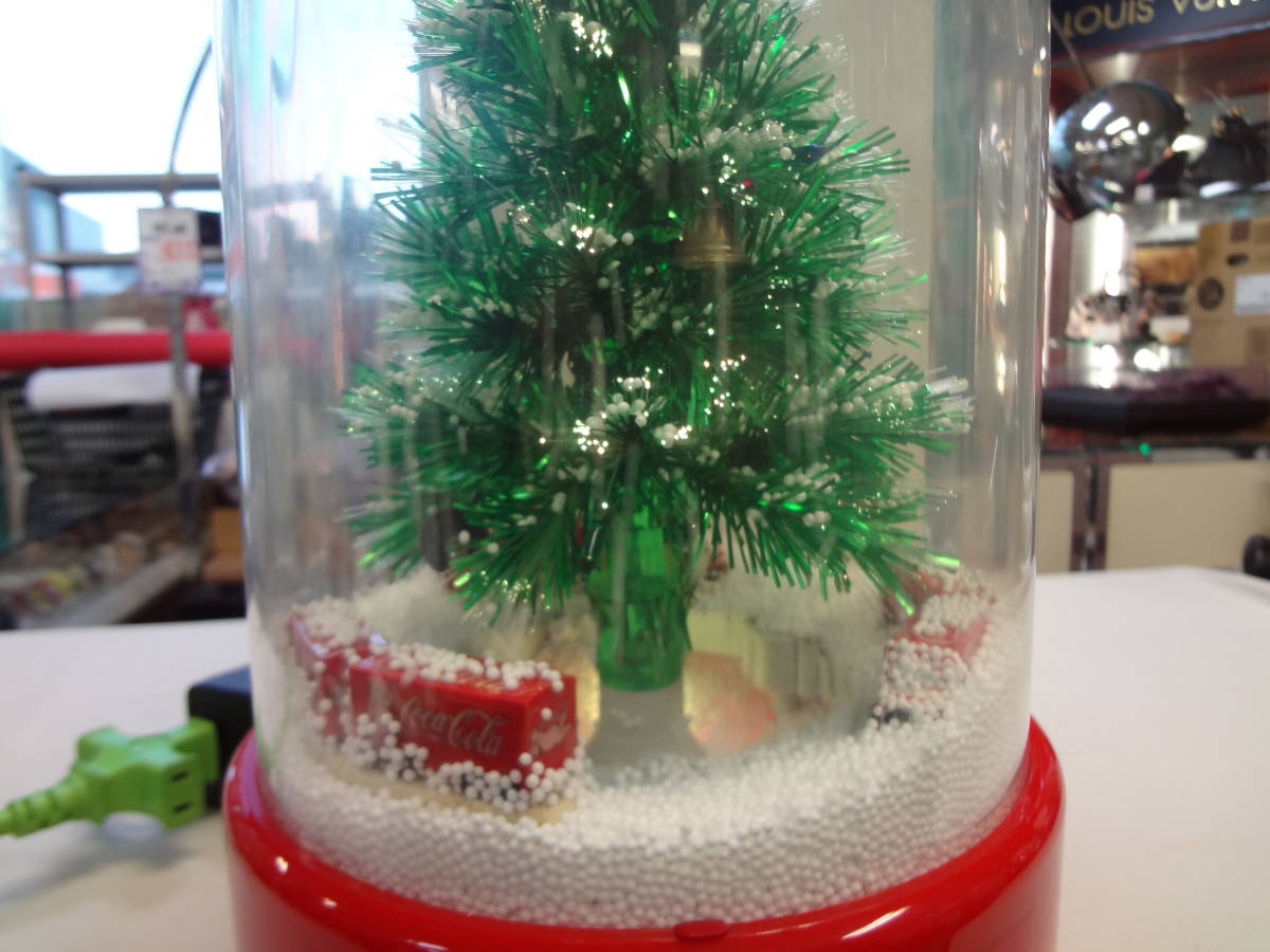 ☆コカコーラ☆スノードーム☆クリスマスツリー☆非売品☆