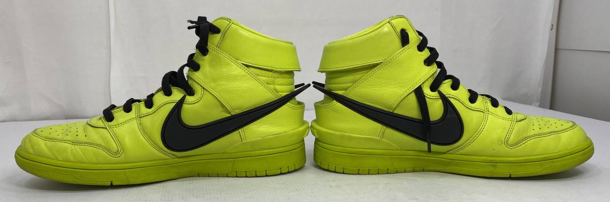 中古】NIKE DUNK HIGH / AMBUSH CU7544-300 27.5cm 黒タグ付き ナイキ 