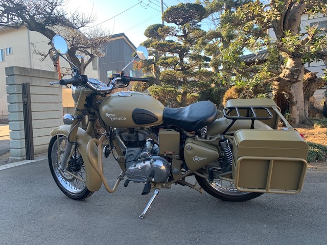 ロイヤルエンフィールド クラッシック 2014年式 500EFIミリタリー 特注