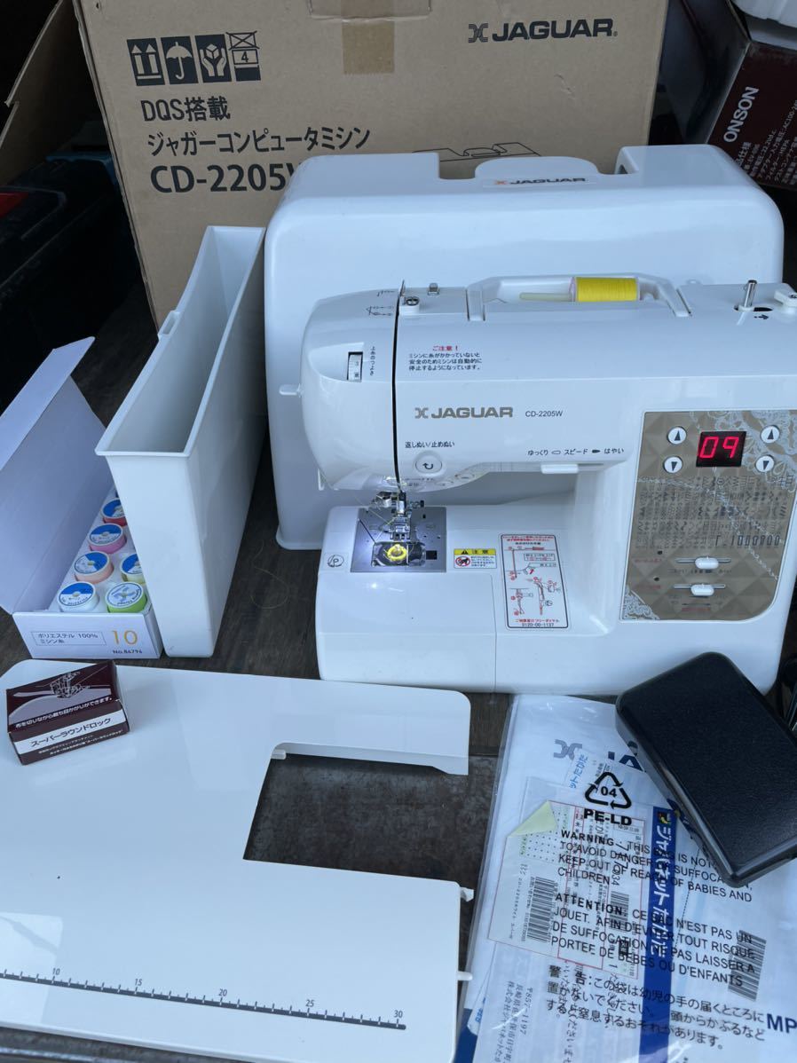限定SALE，得価 JAGUAR ジャガー コンピュータミシン CD-2205W超 共箱 説明書(ジャガー)｜売買されたオークション情報、yahooの商品情報をアーカイブ公開 - オークファン ジャガー