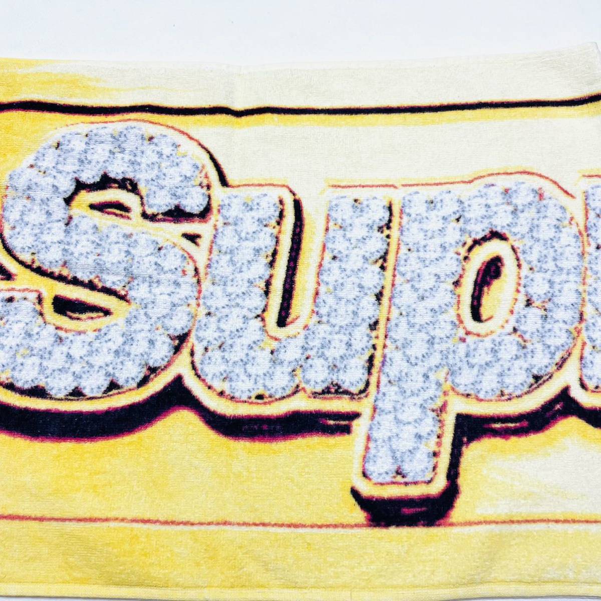 Supreme Bling Box Logo Mini Towel Gold 41cm×117cm 13ss 2013年 金 