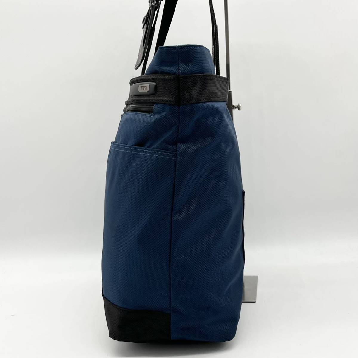 極美品】TUMI トゥミ ビジネスバッグ トートバッグ ネイビー A4可能