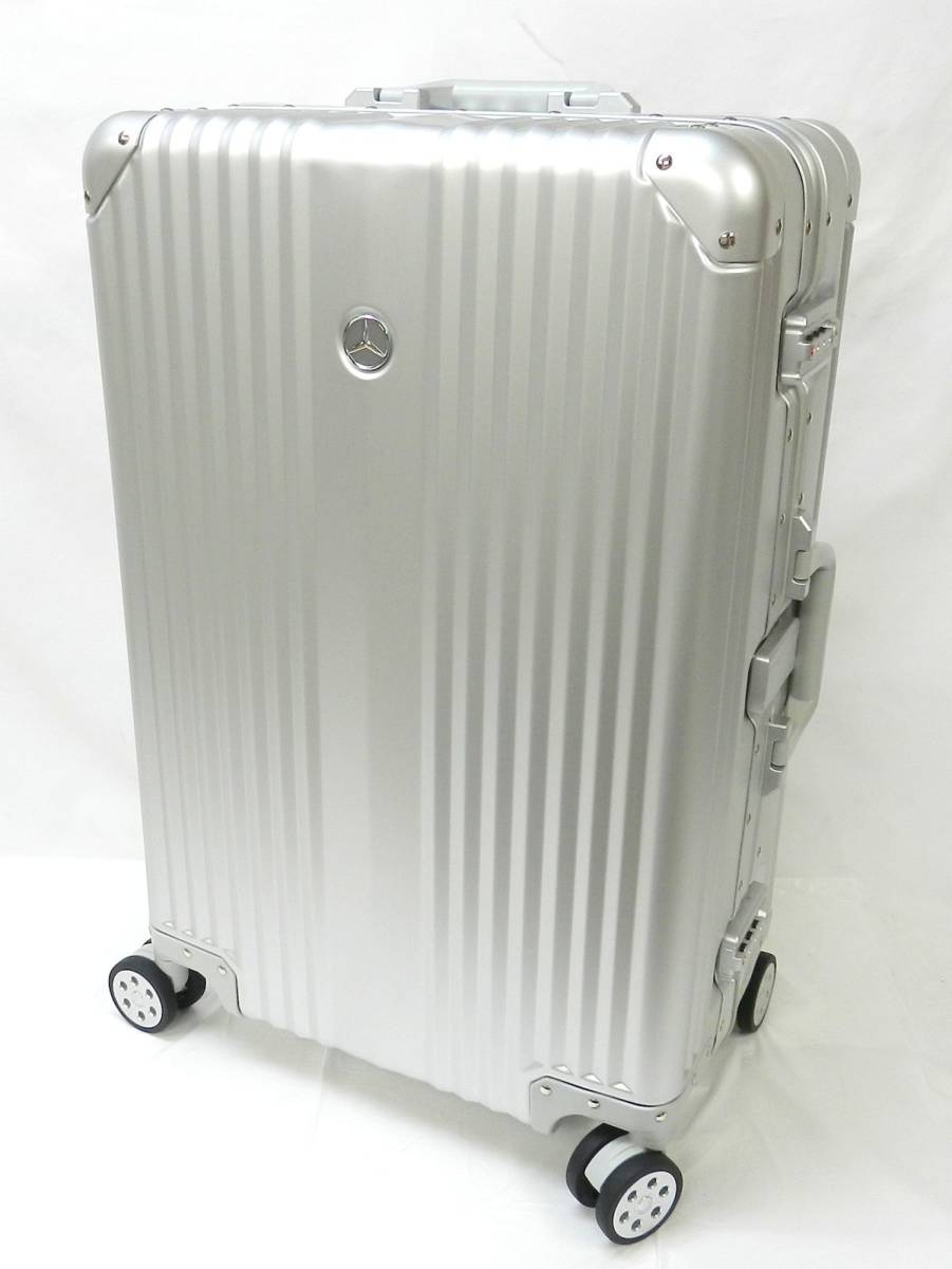 1000円スタート オリジナルアルミスーツケース メルセデス・ベンツ TSA