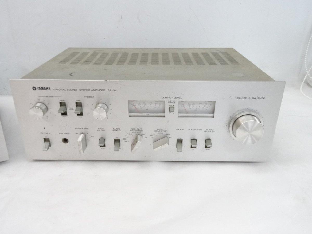 OY-2409】YAMAHA ヤマハ CA-X11 プリメインアンプ CT-X11 AM・FM