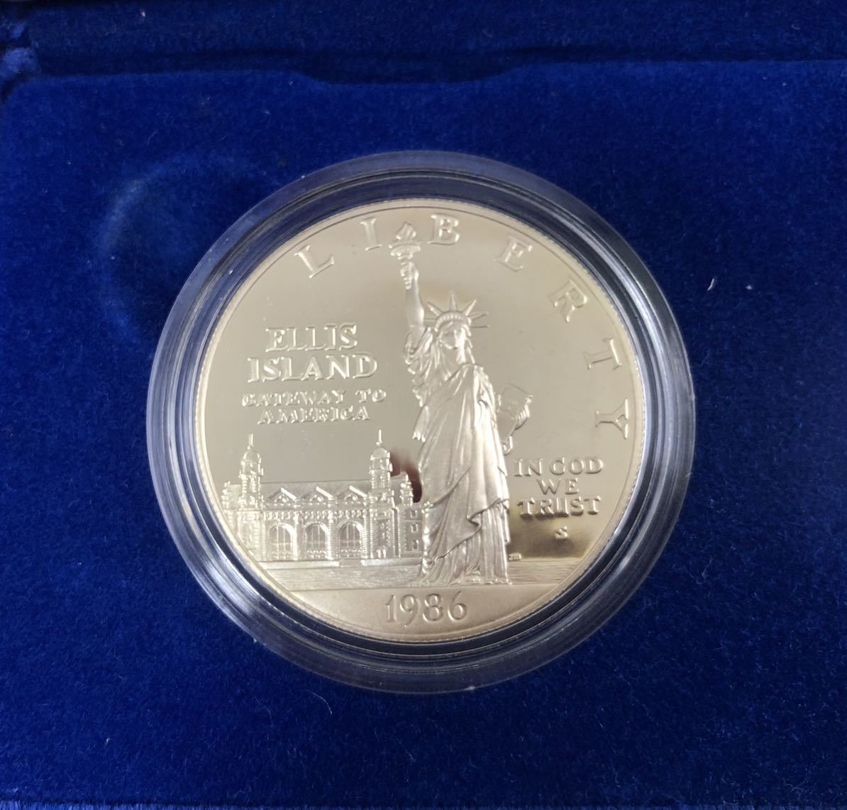 自由の女神記念コイン5点セット アメリカ自由の女神像銀貨 （1ドル）