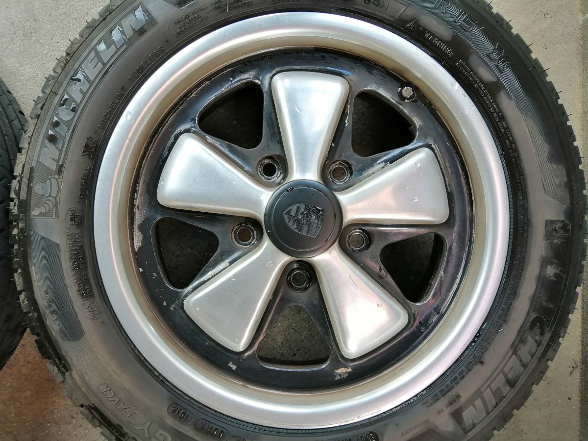 ナローポルシェ911純正フックス社製鍛造アロイホイール 6J×15インチ4 