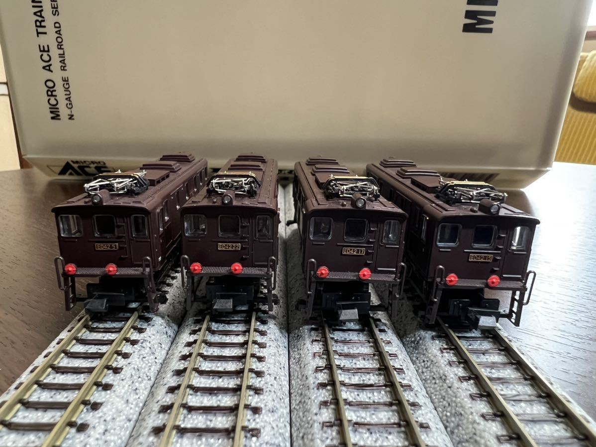 マイクロエース 3400 ED42 4重連 マイクロエース A-3400 アプト式電気機関車ED42 4重連セット ED42 A-