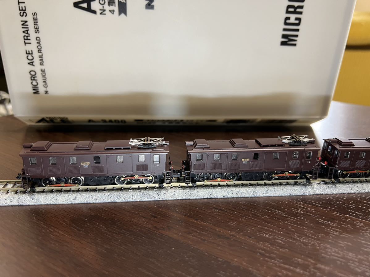 マイクロエース A-3400 アプト式電気機関車ED42 4重連セット ED42 A-