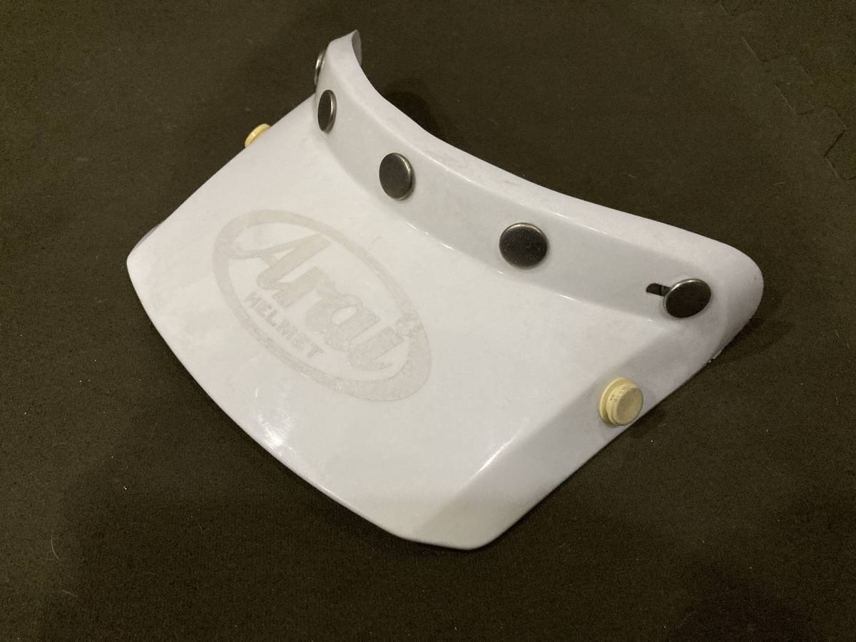 ARAI アライ MX バイザー ホワイト 未使用品 ビンテージ VINTAGE 