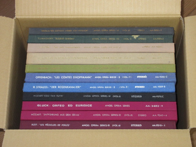 ANGEL☆オペラ/11BOX（31LP）セット/「ウィンザーの陽気な女房たち」「皇帝と船大工」「コジ・ファン・トゥッテ」「マルタ」「ばらの騎士」