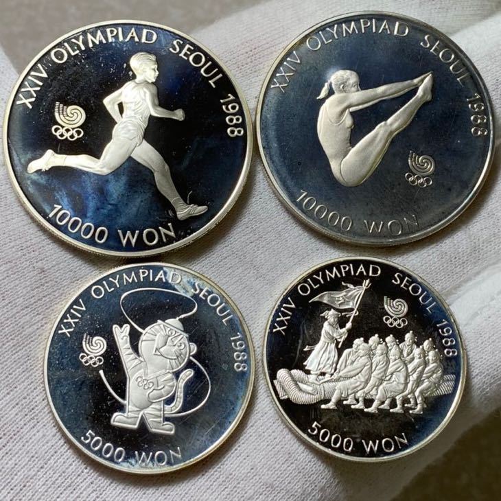 韓国 オリンピック 銀貨 1986 10000ウォン 5000ウォン 朝鮮 日本 在外