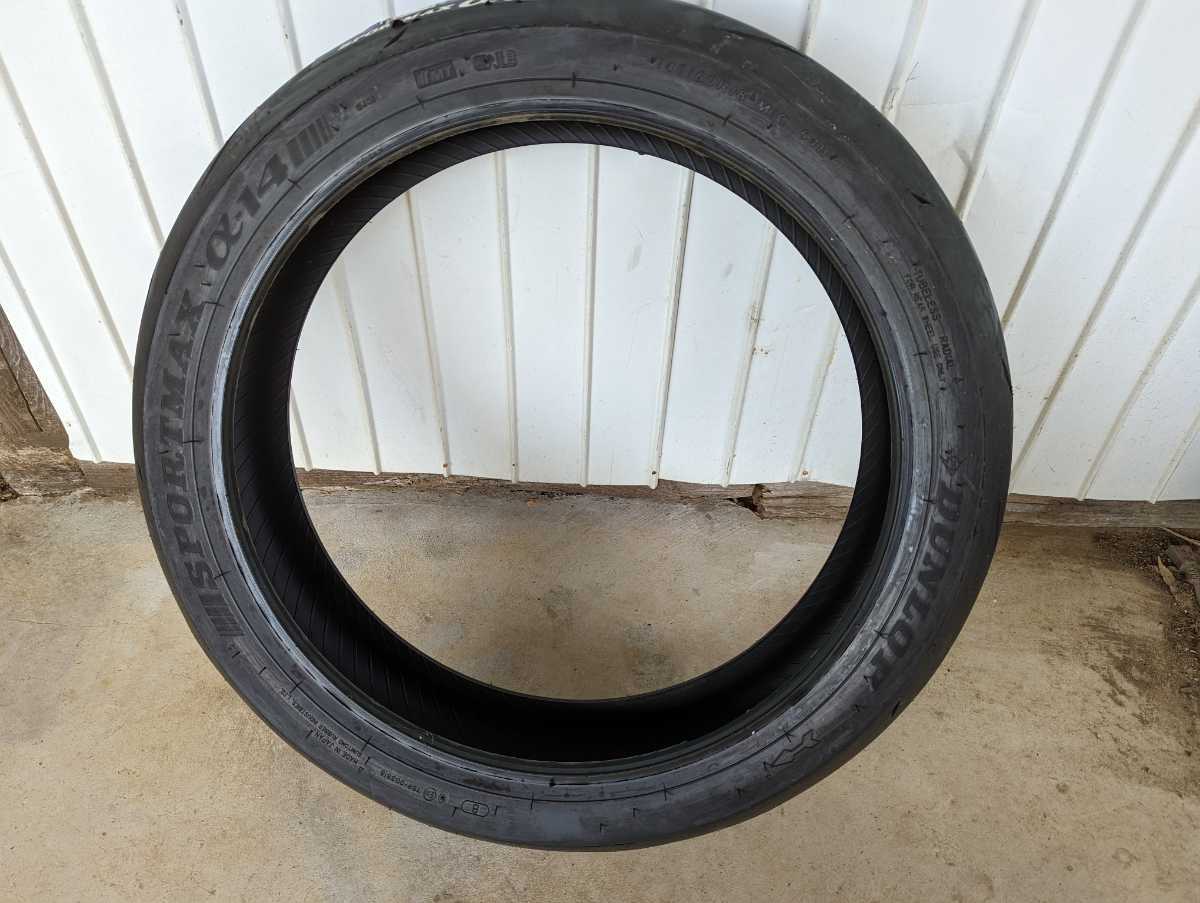 リヤ DUNLOP α-14 140/60R18 GSX-R コブラ ZXR ZX-4 KR-1 NSR250 mc18