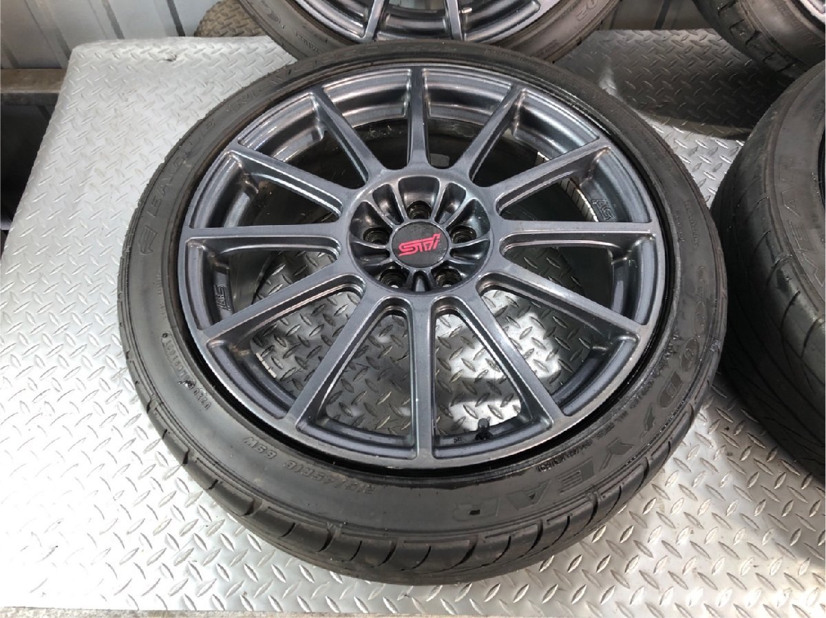 希少! スバル BL BP レガシィ BL5 BP5 純正 OP STI ENKEI 18インチ 5穴