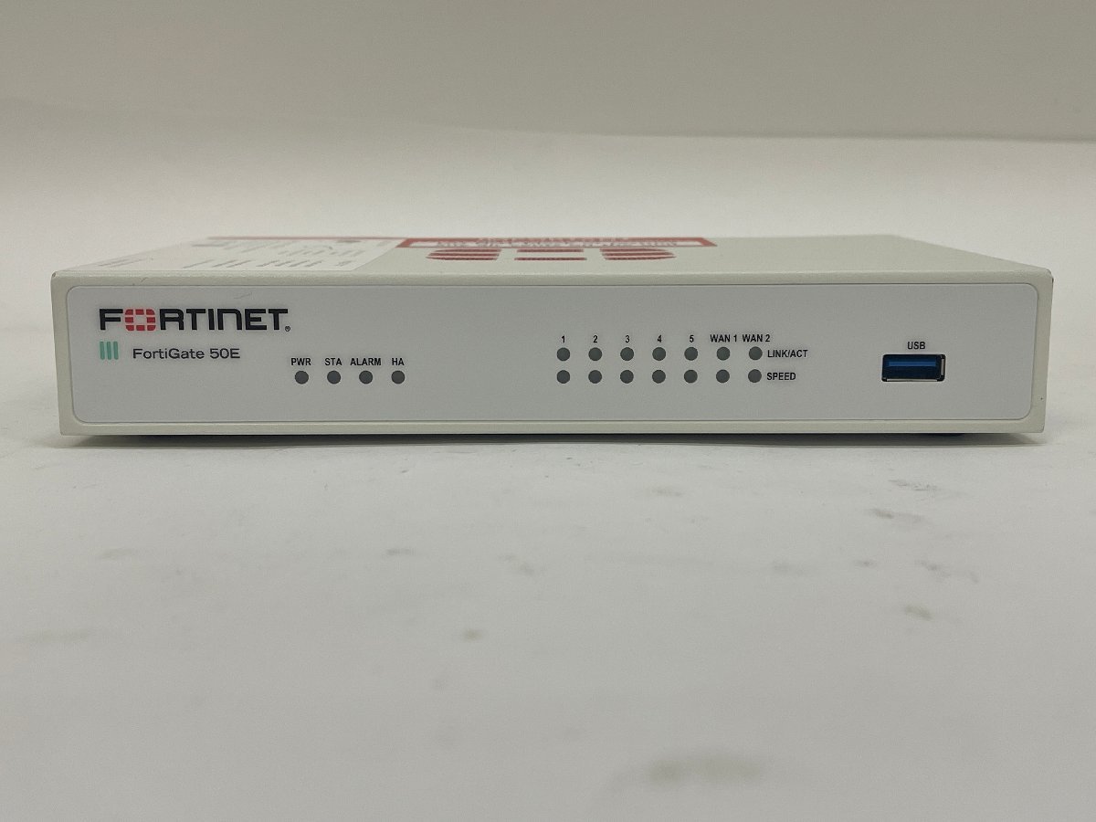 HAセット】FortiGate 60E 2台セット 初期化済 ☆ Fortinet/フォーティ