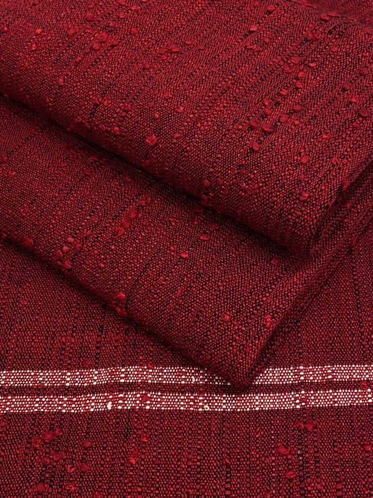 浦野理一 経節紬 九寸名古屋帯 節糸たっぷり 正絹 ｜仕立て上がり 