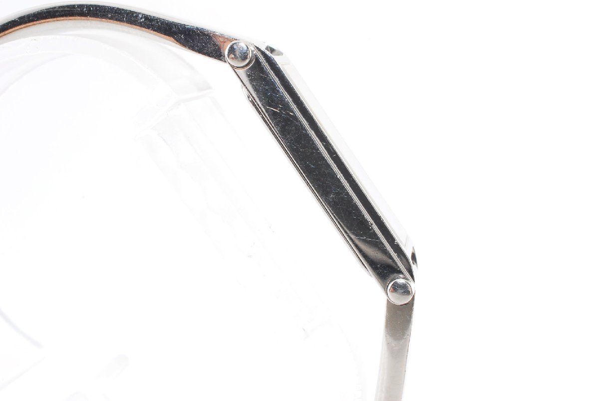 美品 稼動品 グッチ 1500L シェル文字盤 スクエア SS クォーツ