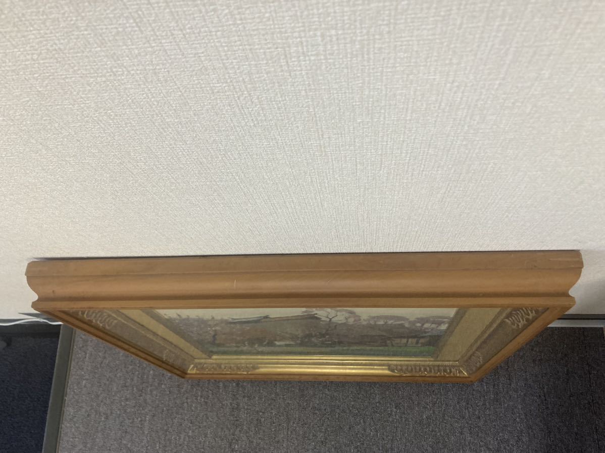 市川清太/油彩/額装品/風景画/作家物/直筆サイン入り/油絵/絵画/美術品