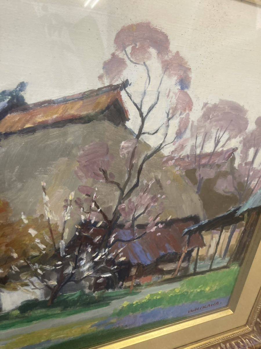 市川清太/油彩/額装品/風景画/作家物/直筆サイン入り/油絵/絵画/美術品