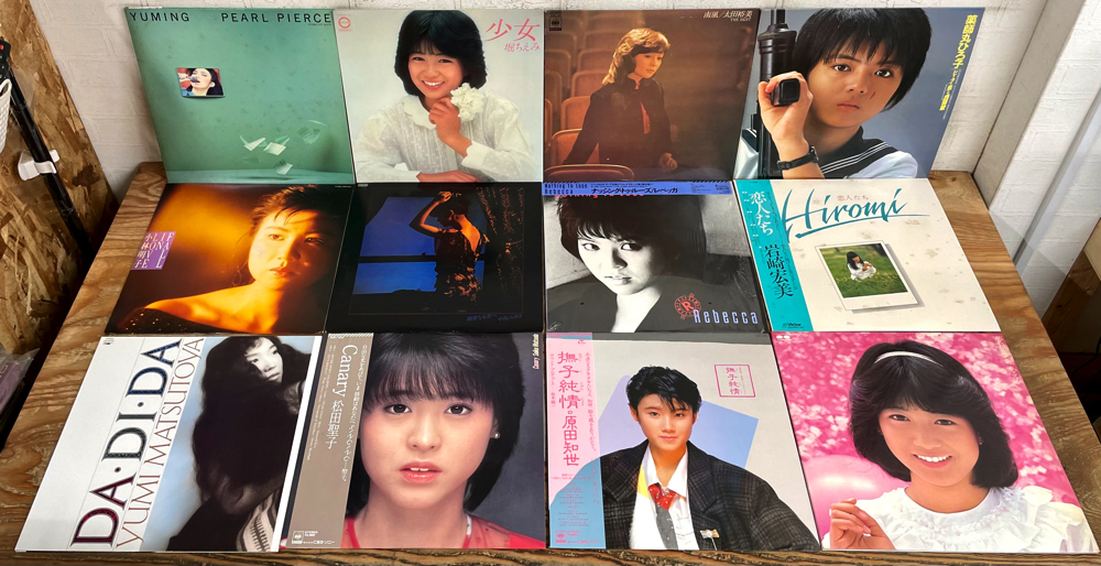 アイドル 邦楽女性歌手 60枚 LP レコード 大量 セット 中森明菜 0301