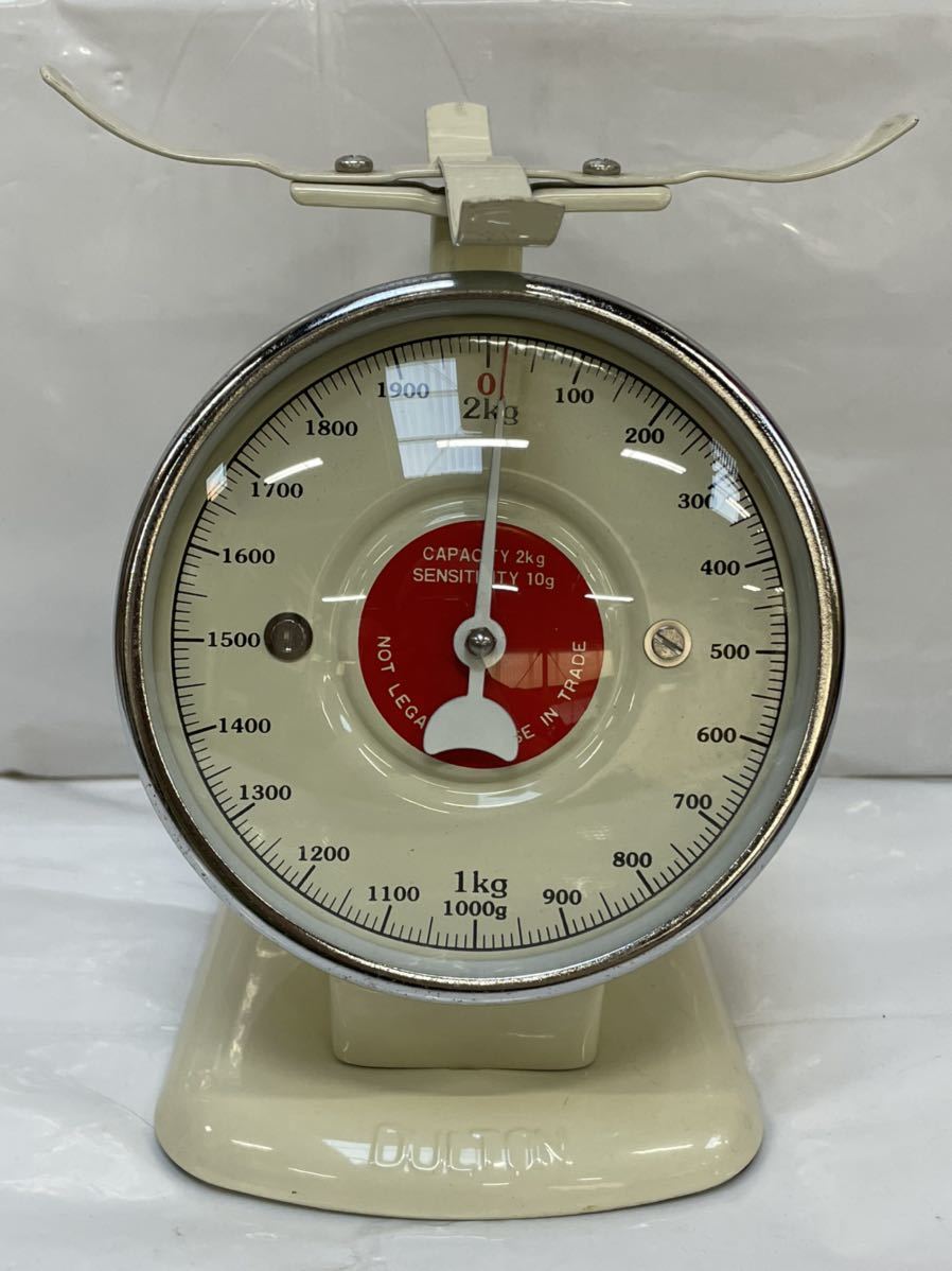 【た-11-76】1円から! DULTON ダルトン キッチンスケール 上皿はかり 2kg用 ヴィンテージダルトン 上皿欠品 格安出品 中古品