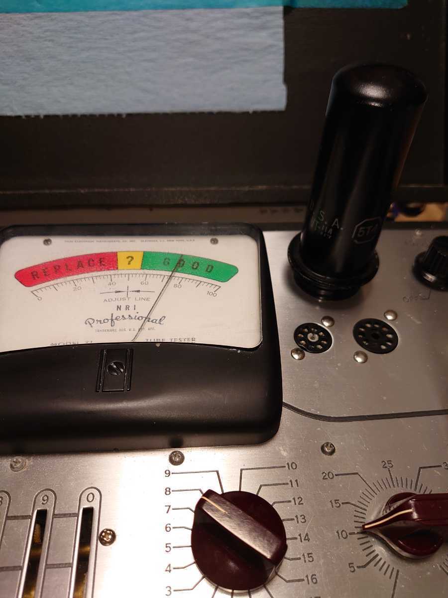 for:western electric.RCA 5T4(SC278A)直熱整流管中古です。WE274Bの差し替え用にRCA発注したという整流管です元箱いたんでます.(検索:5T4) RCA electric for:Western ST管 ボタンステム管 プリメインアンプ