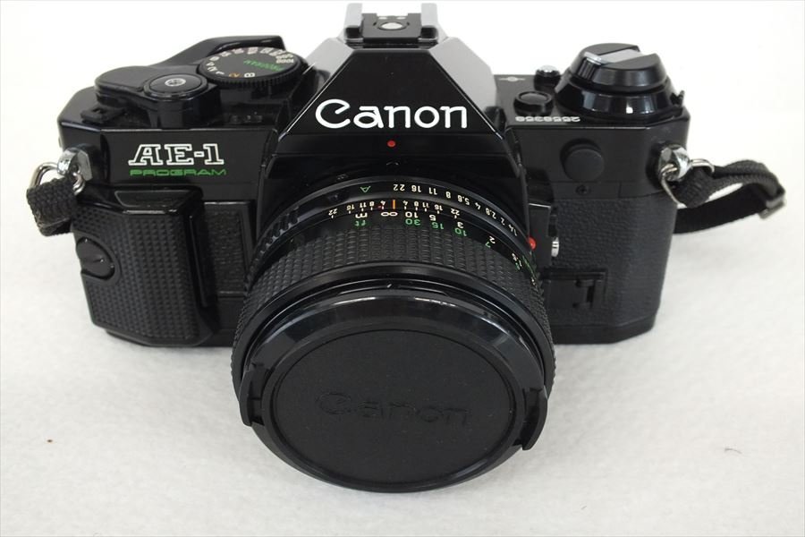 □ Canon キャノン AE-1 program フィルム一眼レフ FD 50mm 1.4 中古