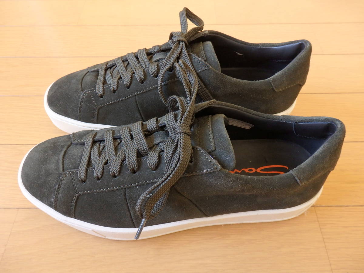 ☆新品！ 最高級！ サントーニ Santoni B71C KAKS スエードレザー 