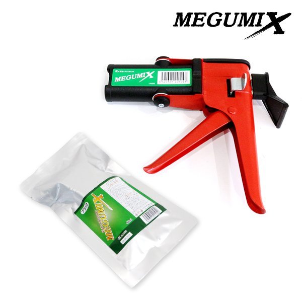 メグロ化学工業 MEGUMIX : メグミックス 速乾 メグミックスブラック 50ml ブラック | 通販モノタロウ プラスチック&frasl;FRP用 メグロ化学 メグミックスキット 0 万能接着剤]メグミックスMKキット（黒速乾&frasl;グレー遅乾混合セット） 製品紹介