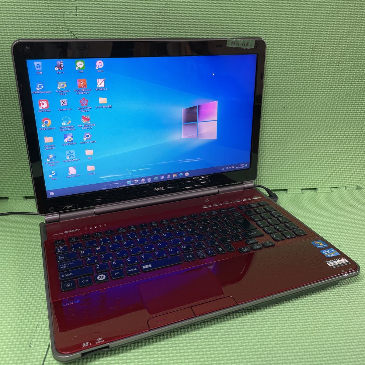【M11-118】Windows11/新品SSD240GB【NEC LaVie LL750/F】Core i7/メモリ8GB/Office2021/Wifi/筆ぐるめ/DVDドライブ