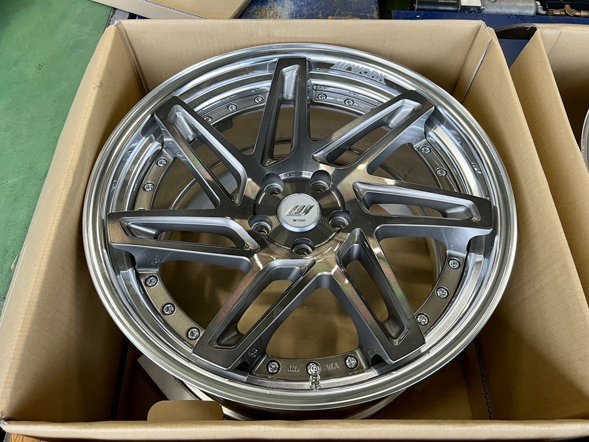 廃盤 入手困難 WORK ZEAST ST3 20インチ 中古品 ワークジースト
