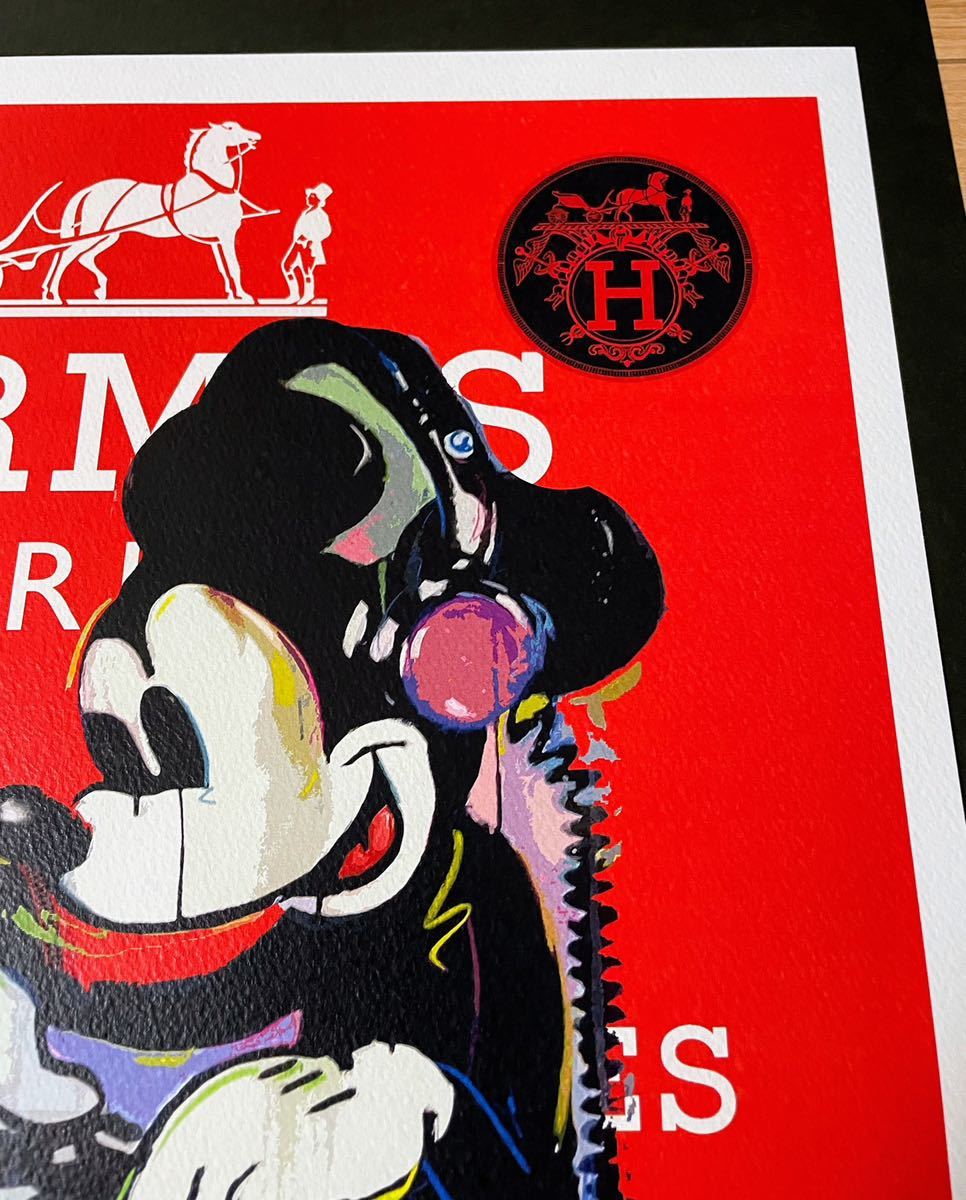 NYC DEATH ミッキーマウス 世界限定100枚 アートポスター 現代アート