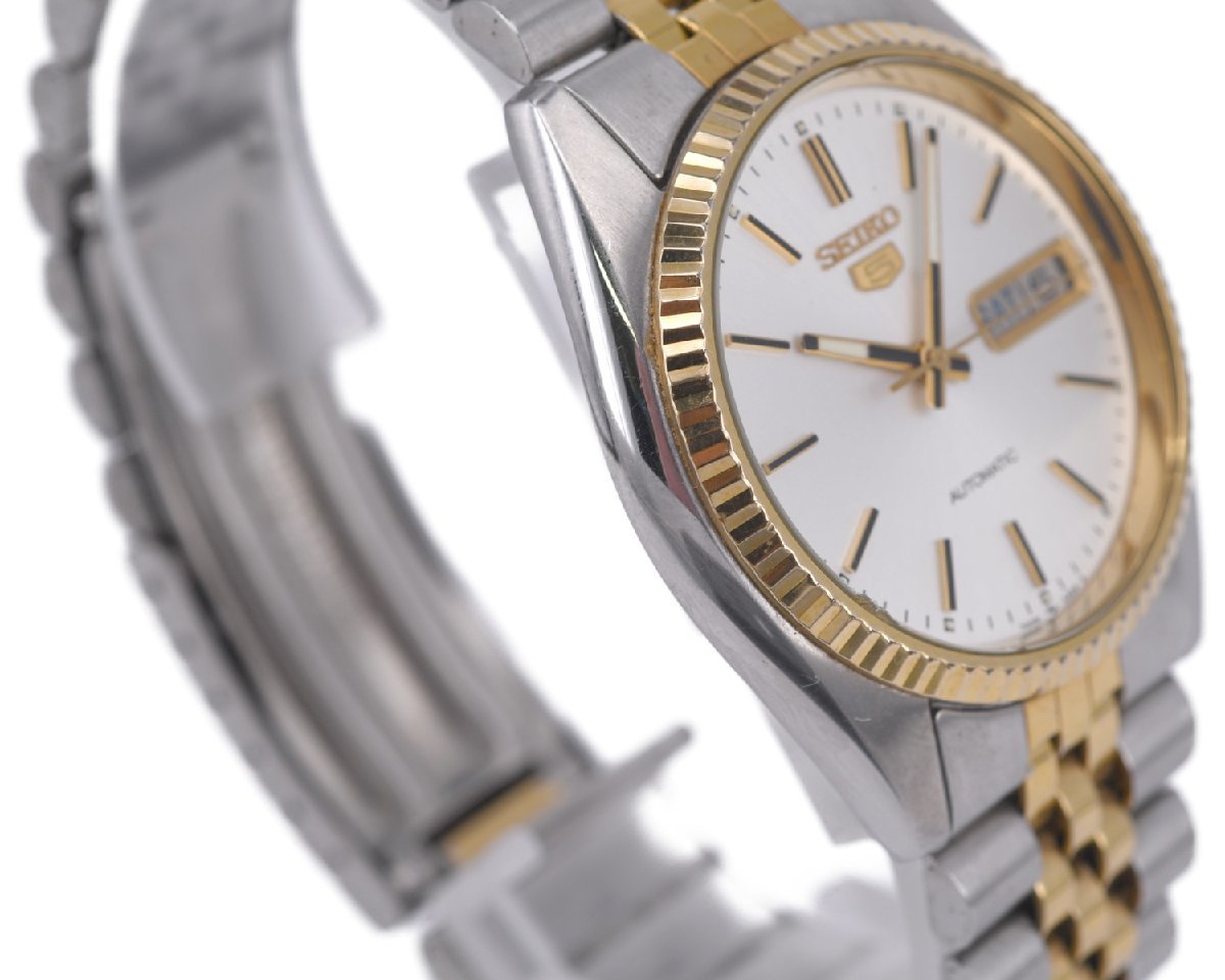 中古品] 稼働品【SEIKO】セイコー SEIKO5 7009-3110 メンズ コンビ