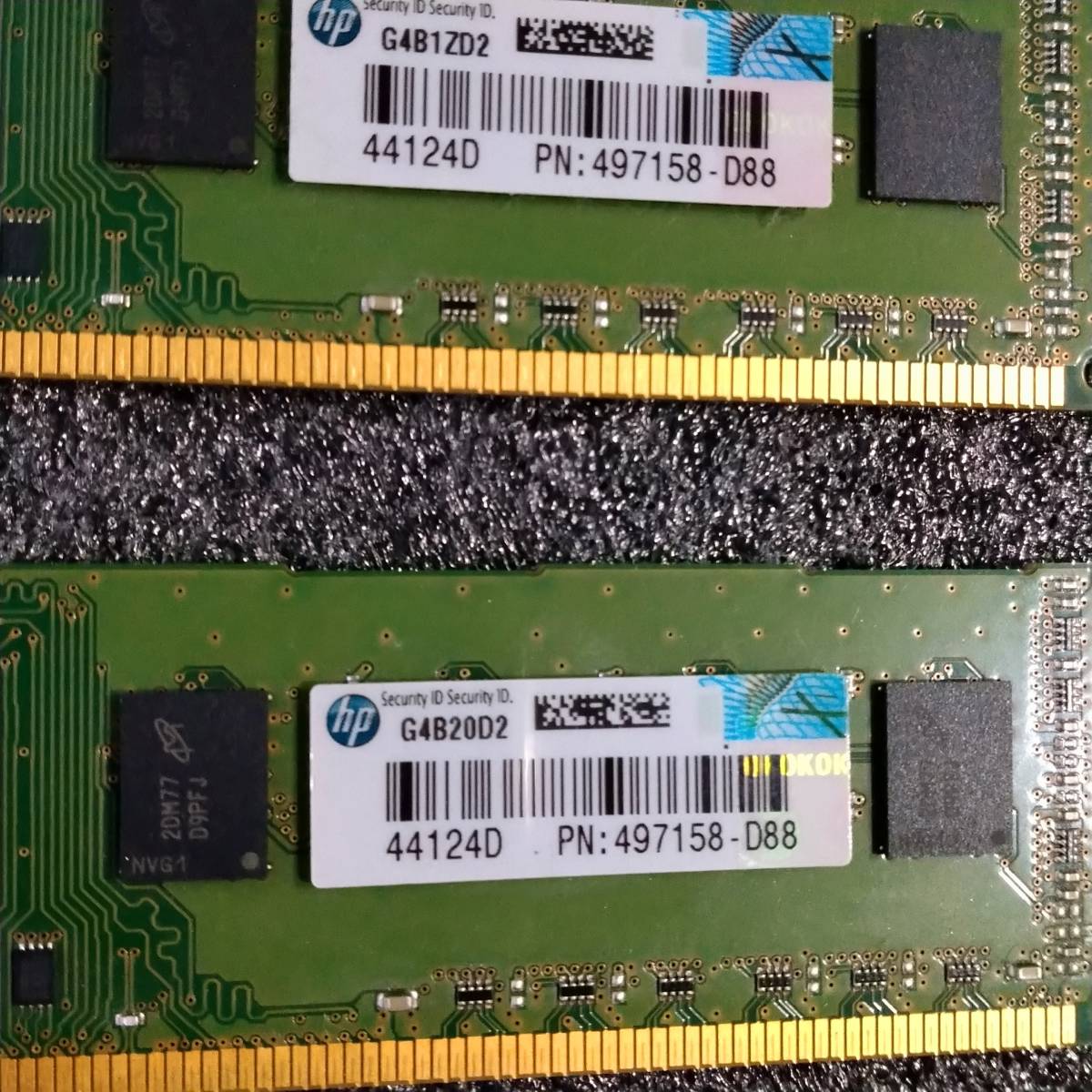 中古】DDR3メモリ 8GB[4GB2枚組] Micron MT16JTF51264AZ-1G4M1 [DDR3 