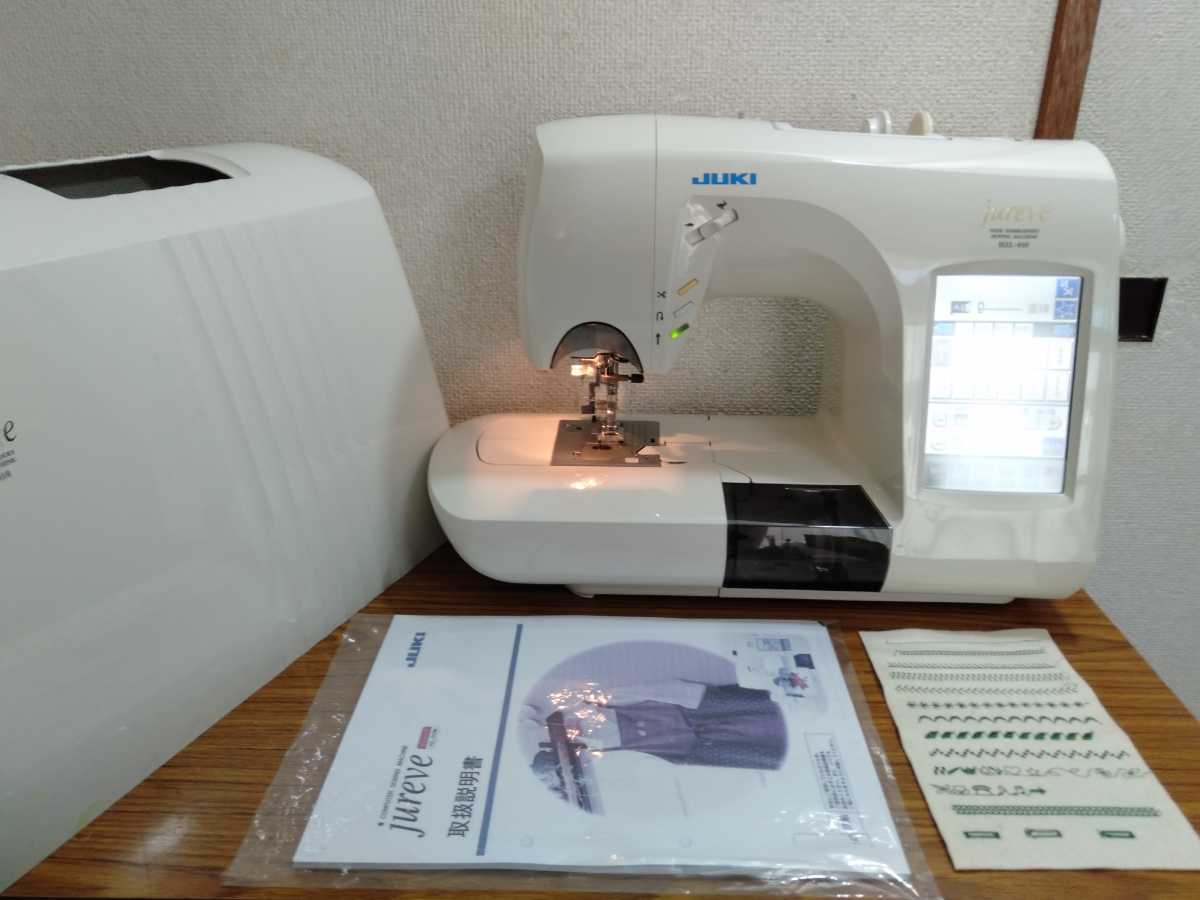 ☆82 ジューキJUKIミシン ジュレーブ HZL-010◇刺しゅう 整備調整済