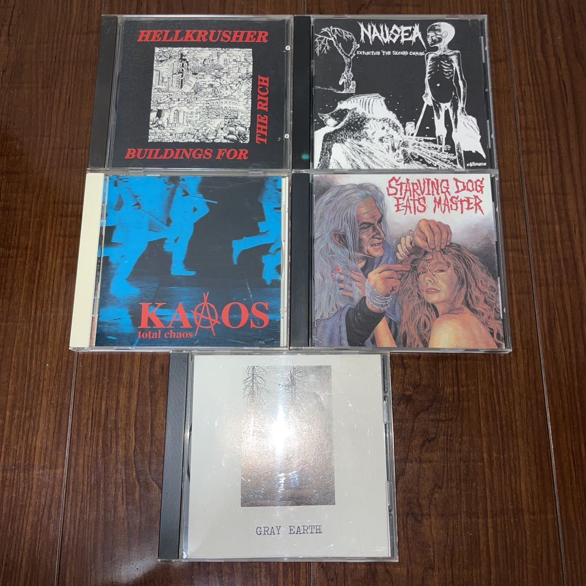 【最新作，100%新品】 昭和レトロ ハードコア パンク系CD hellkrusher acid kaaos nausea starving dog eats master(一般)｜売買されたオークション情報、yahooの商品情報をアーカイブ公開 - オークファン 一般