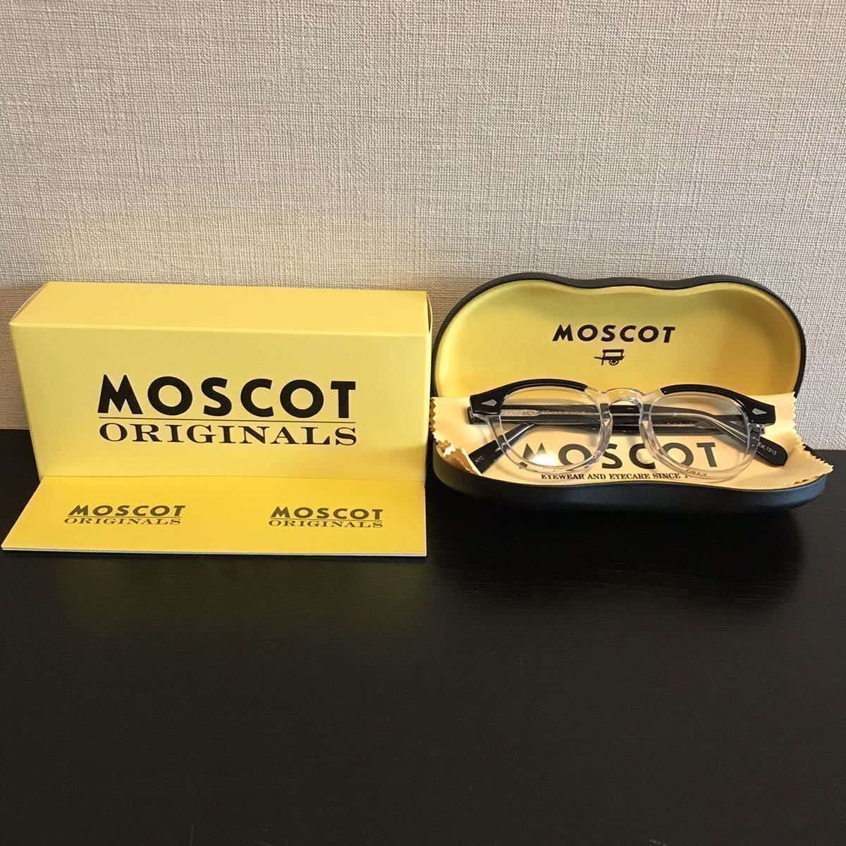 MOSCOT LEMTOSH サイズ46カラー：ブラッククリスタル モスコット 