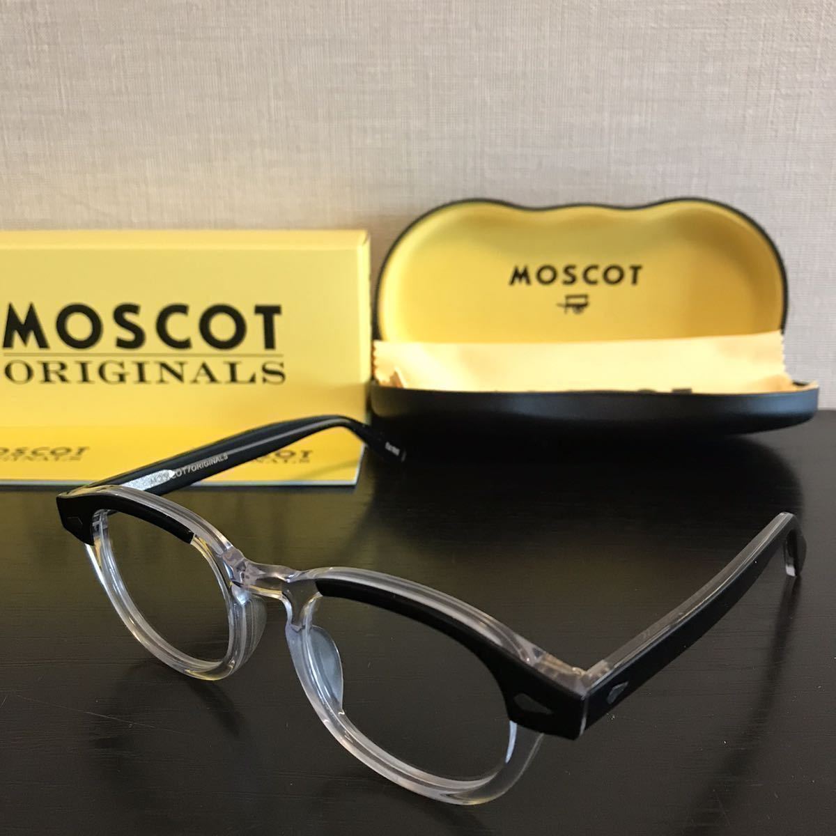 MOSCOT LEMTOSH サイズ46カラー：ブラッククリスタル モスコット 