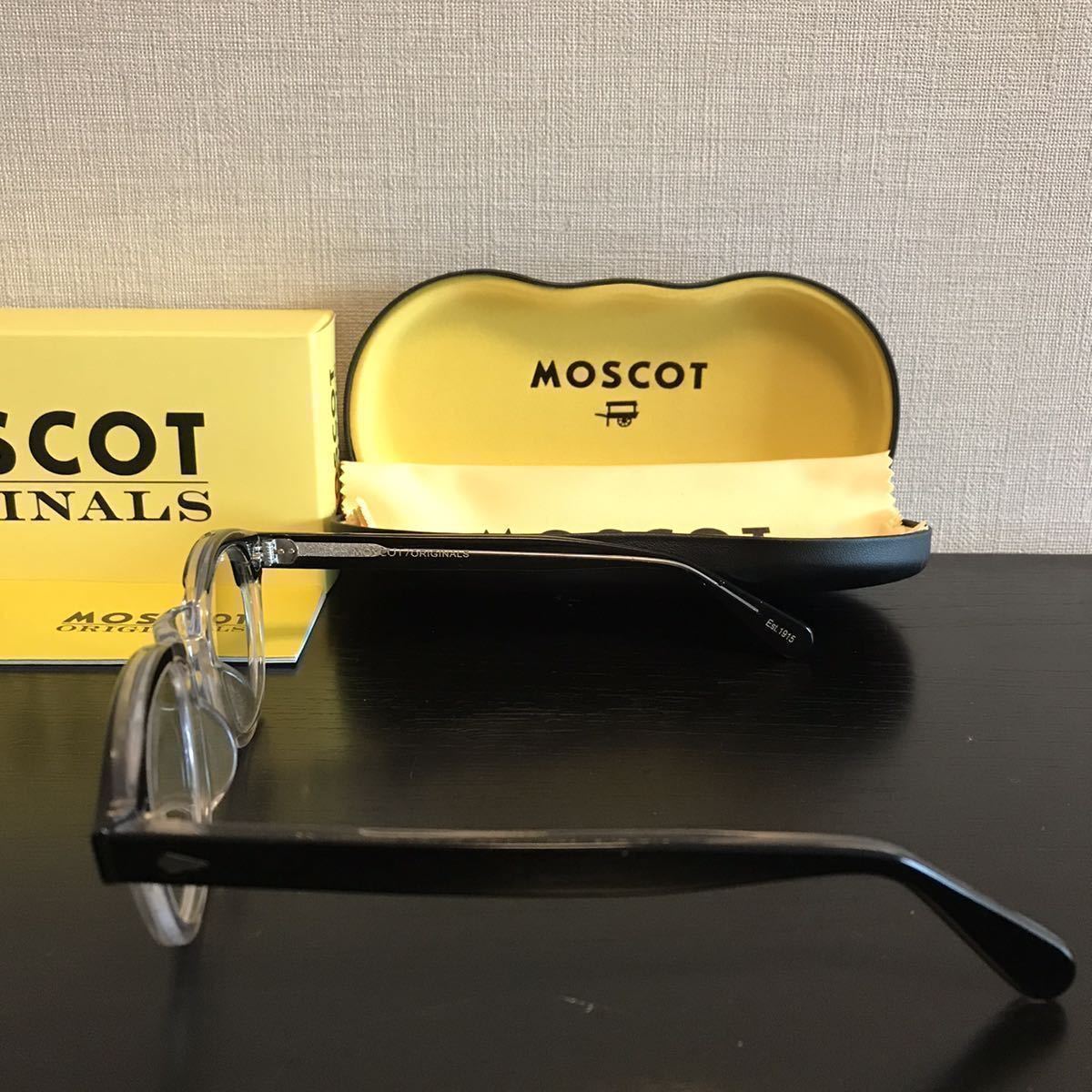 MOSCOT LEMTOSH サイズ46カラー：ブラッククリスタル モスコット 