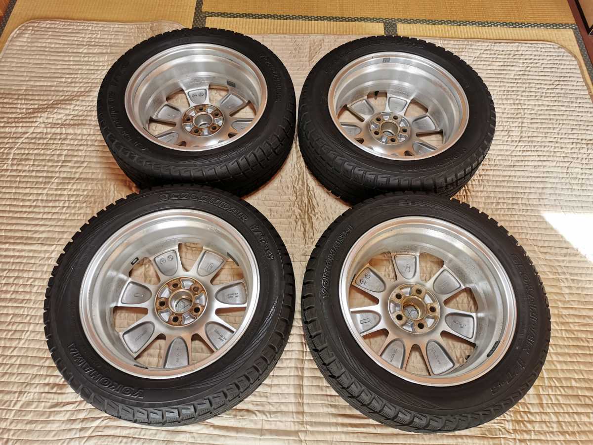 デリカD5や旧アウトランダーサイズ225/55R18ホイールスタッドレス 