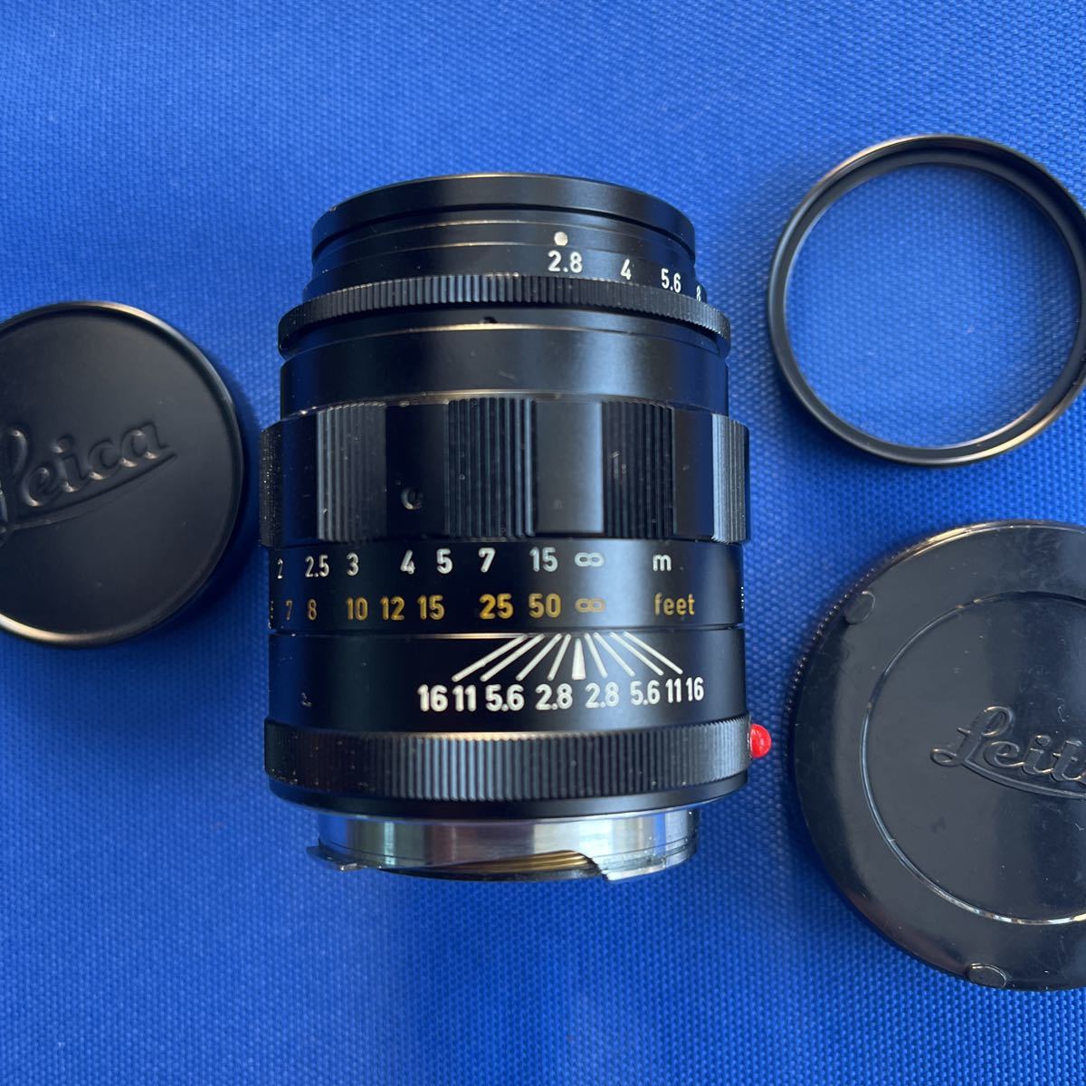 ライカ TELE-ELMARIT f2.8/90mm 新同品 90mm ライカ LEICA 付 テレ for